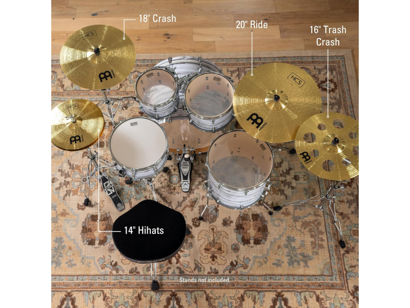 MEINL Cymbals HCS Expanded Cymbal Set