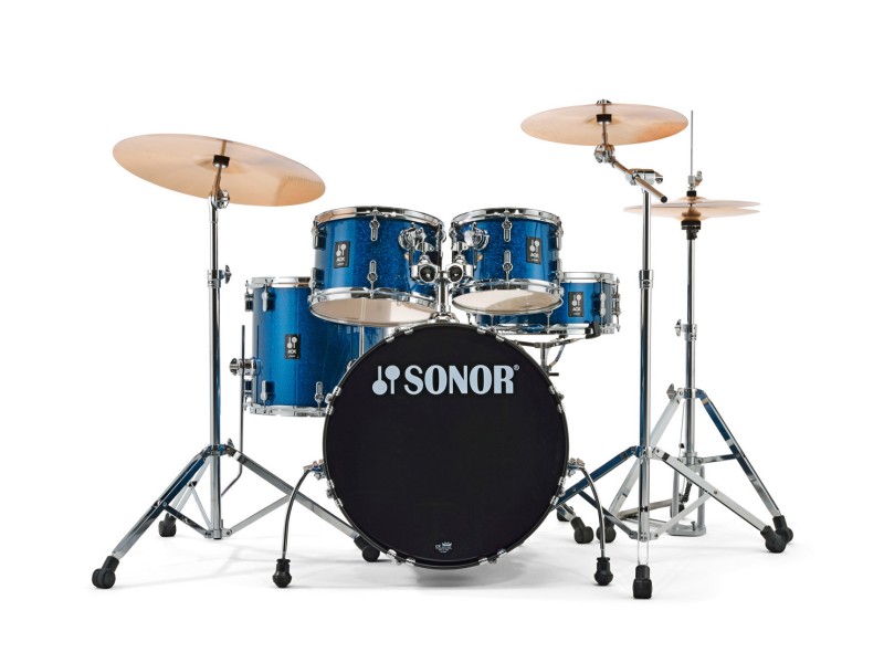 Komplet/Set akustičnih bobnov Sonor AQX Studio Set BOS, 17355 Blue Ocean Sparkle