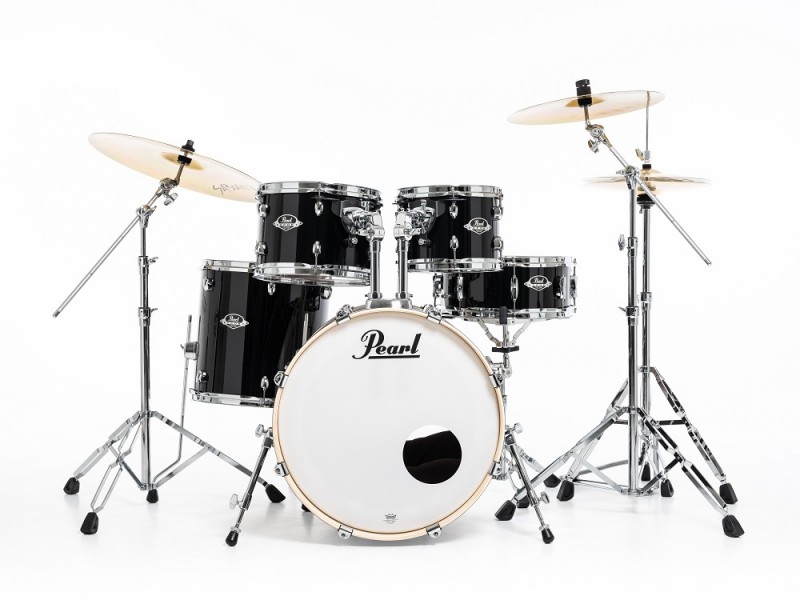 Komplet/Set akustičnih bobnov Pearl Export Jet Black EXX705NBR/C31