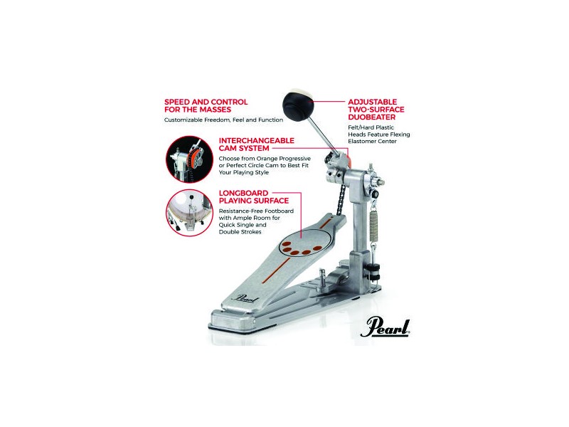 Enojno bas pedalo Pearl Demonator P-930 w/Interchangeable Cam