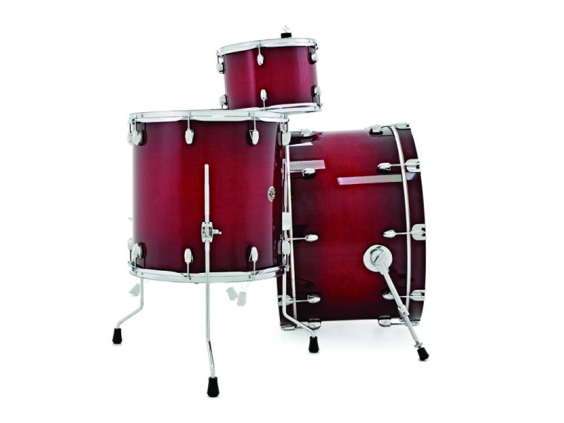 Komplet/Set akustičnih bobnov Gretsch Catalina Club Gloss Crimson Burst CT1-J484-GCB