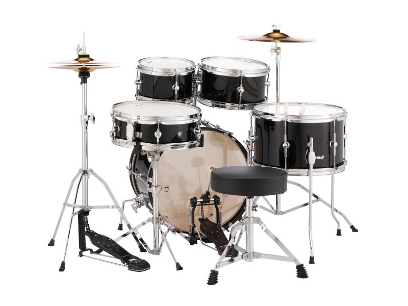 Komplet/Set akustičnih bobnov Pearl Roadshow Junior Jet Black RSJ465C/C31