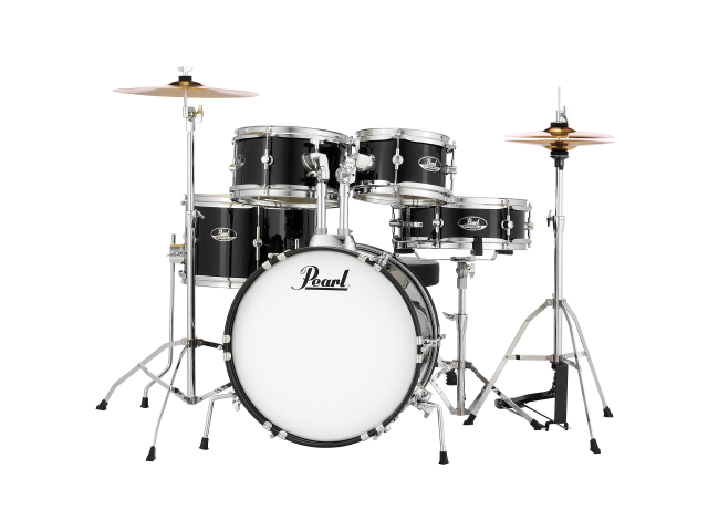 Komplet/Set akustičnih bobnov Pearl Roadshow Junior Jet Black RSJ465C/C31