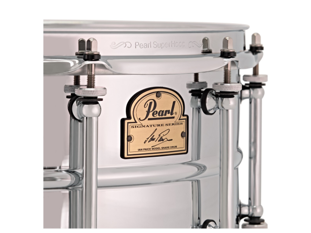 Mali boben Snare Pearl Ian Paice Model, 14x6.5 Steel Shell,