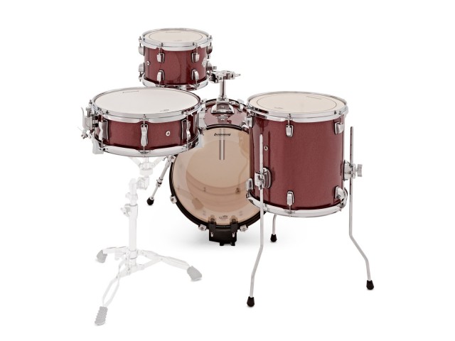 Komplet/Set akustičnih bobnov Ludwig Breakbeats Wine Red Sparkle 