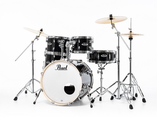 Komplet/Set akustičnih bobnov Pearl Export Jet Black EXX705NBR/C31