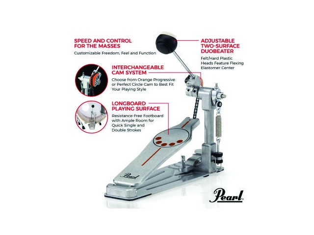 Enojno bas pedalo Pearl Demonator P-930 w/Interchangeable Cam