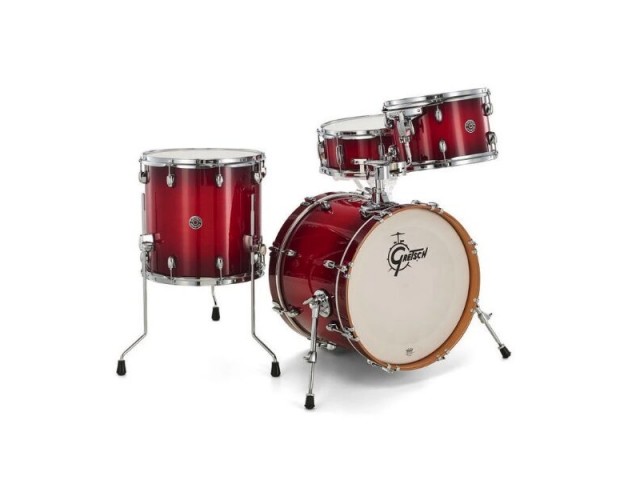 Komplet/Set akustičnih bobnov Gretsch Catalina Club Gloss Crimson Burst CT1-J484-GCB