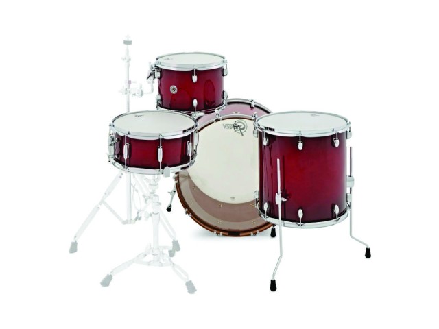 Komplet/Set akustičnih bobnov Gretsch Catalina Club Gloss Crimson Burst CT1-J484-GCB