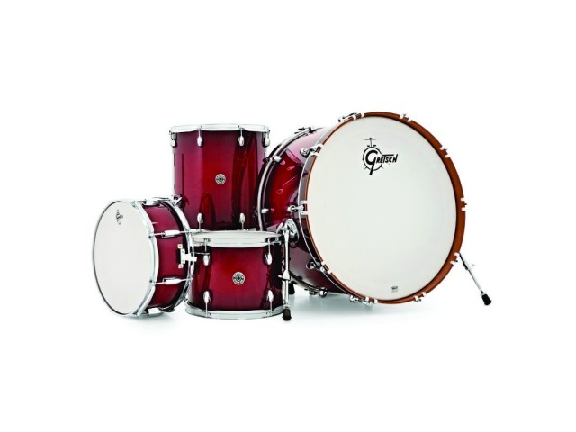 Komplet/Set akustičnih bobnov Gretsch Catalina Club Gloss Crimson Burst CT1-J484-GCB