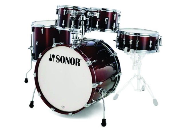 Komplet/Set akustičnih bobnov Sonor AQ2 Studio Set - Studio BRF Brown Fade 